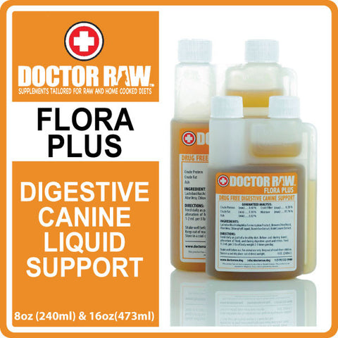 Doctor Raw Dog Food Supplement Digestive Support Liquid - Probiotic